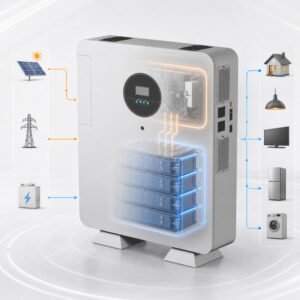 51.2V 200Ah all-in-one energy storage system with 10.24kWh battery and 5.5kW inverter