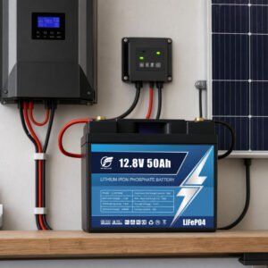 12.8V 50Ah LiFePO4 Battery for solar and backup power