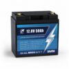 12.8V 50Ah LiFePO4 Battery front view