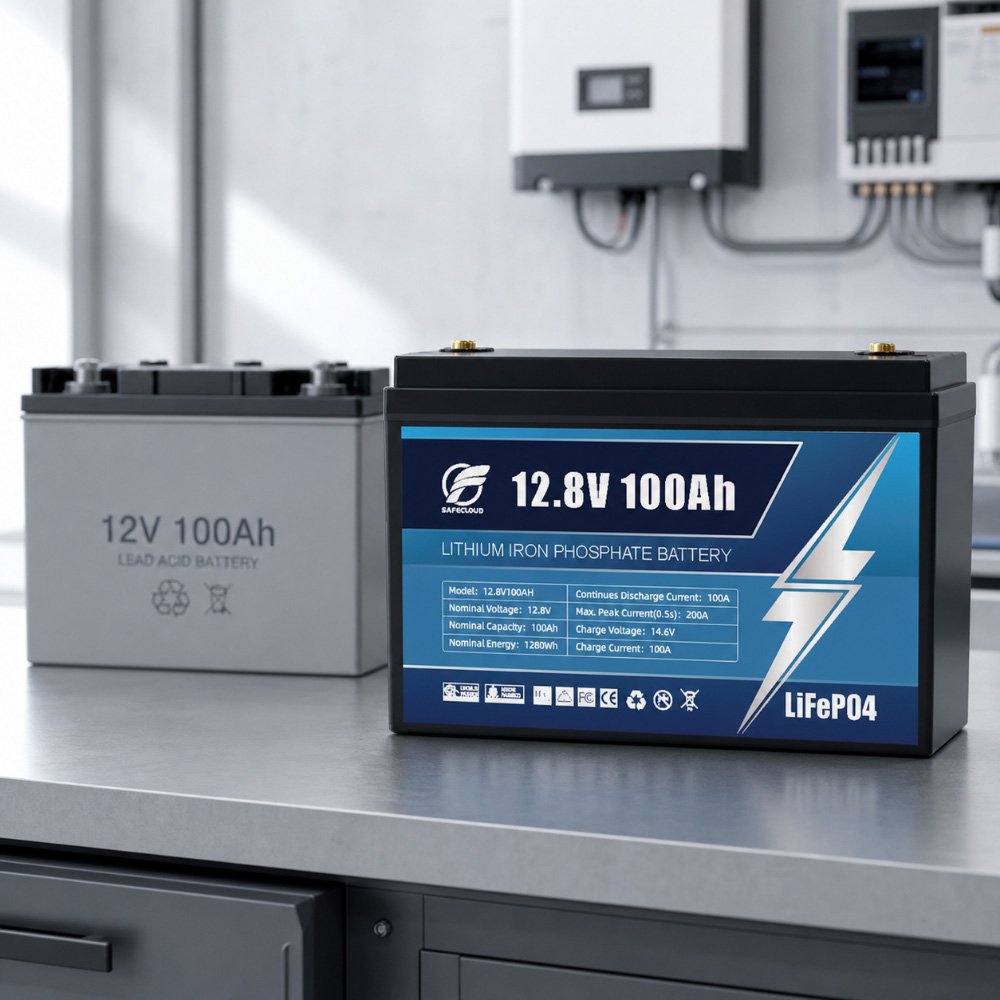 12.8V 100Ah LiFePO4 Battery stable power supply