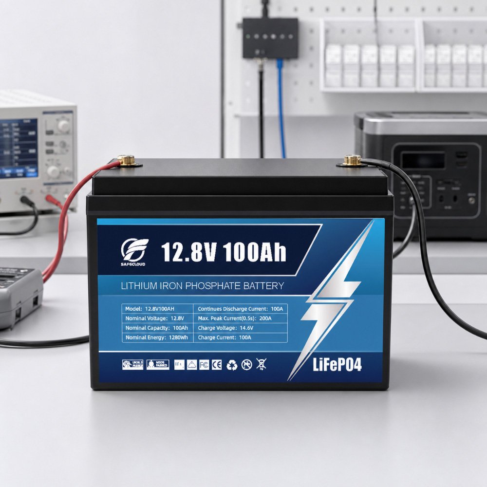 12.8V 100Ah LiFePO4 Battery - Image 2