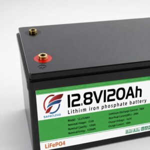 12.8V 120Ah LiFePO4 battery M8 terminal detail
