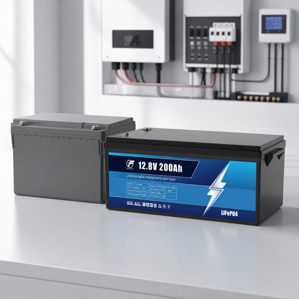 12.8V 200Ah LiFePO4 Battery for lead acid replacement