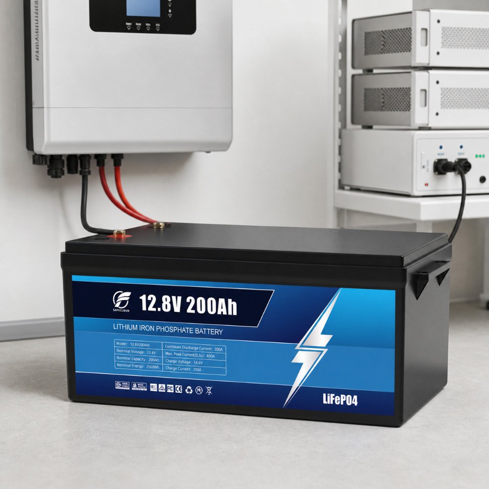 12.8V 200Ah LiFePO4 Battery stable power output