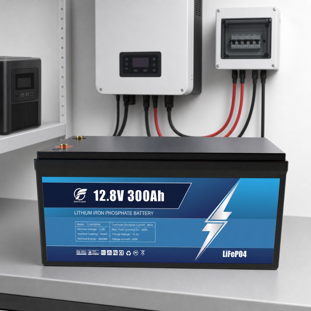 12.8V 300Ah LiFePO4 Battery stable power output
