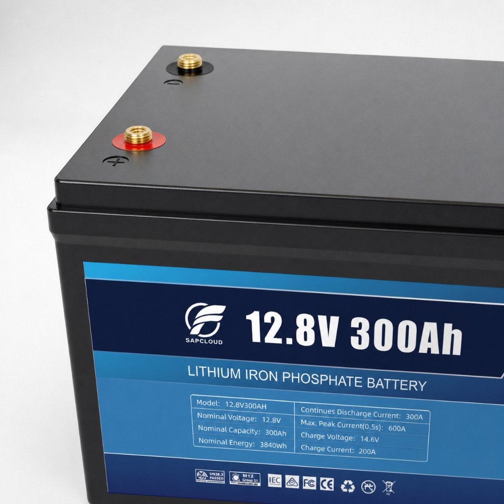 12.8V 300Ah LiFePO4 Battery terminal detail
