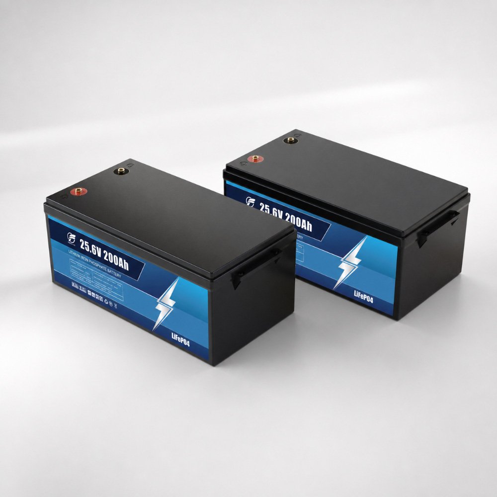 25.6V 200Ah LiFePO4 battery for lead acid replacement