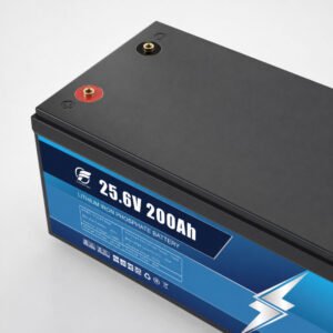 25.6V 200Ah LiFePO4 battery top terminal detail