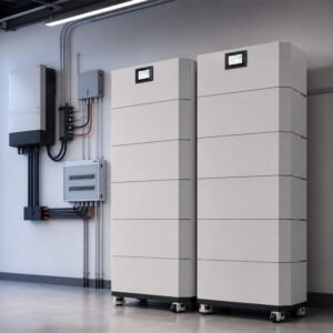 256V 300Ah home energy storage cabinet with 76.8kWh capacity