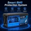 25.6V 100Ah lithium battery with smart BMS protection system
