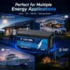 deep cycle 25.6V 100Ah LiFePO4 battery with 6000 cycles