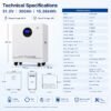 technical specifications of 51.2V 300Ah floor-standing lithium battery
