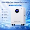 51.2V 300Ah floor-standing LiFePO4 battery for solar energy storage
