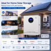 51.2V 300Ah solar energy storage battery for home backup and off-grid systems