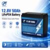 12V 50Ah LiFePO4 battery