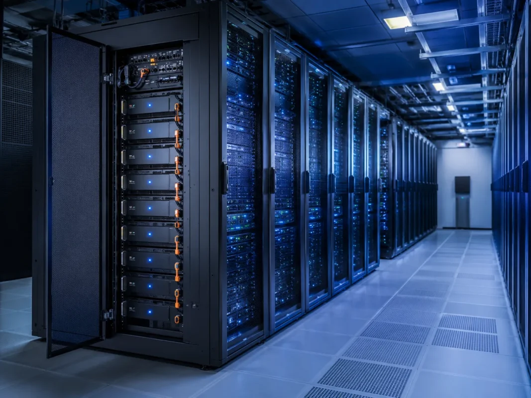 LiFePO4 UPS backup battery system for data centers and server rooms