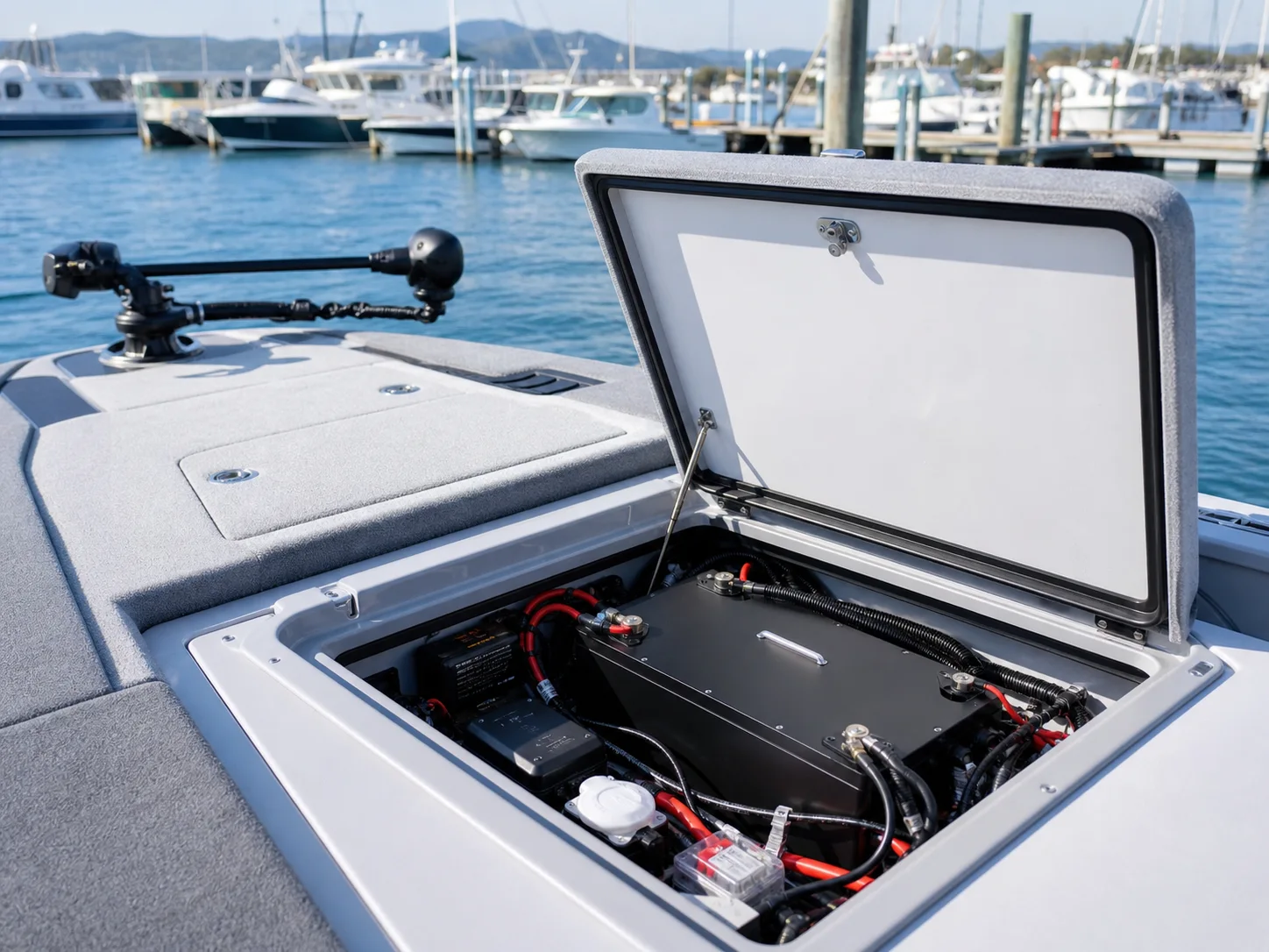 OEM IP67 24V 100Ah LiFePO4 trolling motor battery project for marine applications