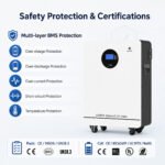 safety protection and certifications of 51.2V 314Ah LiFePO4 battery