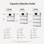SSO-2.5 / SSO-5.0 / SSO-7.5 Smart Daily 3-Hour Free Charging Home Energy Storage System modular home battery capacity selection guide