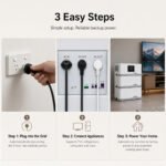 SSO-2.5 / SSO-5.0 / SSO-7.5 Smart Daily 3-Hour Free Charging Home Energy Storage System plug and play home energy storage setup steps